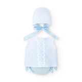 Vestido de recién nacido celeste Cocote & Charanga VERANO/Outlet
