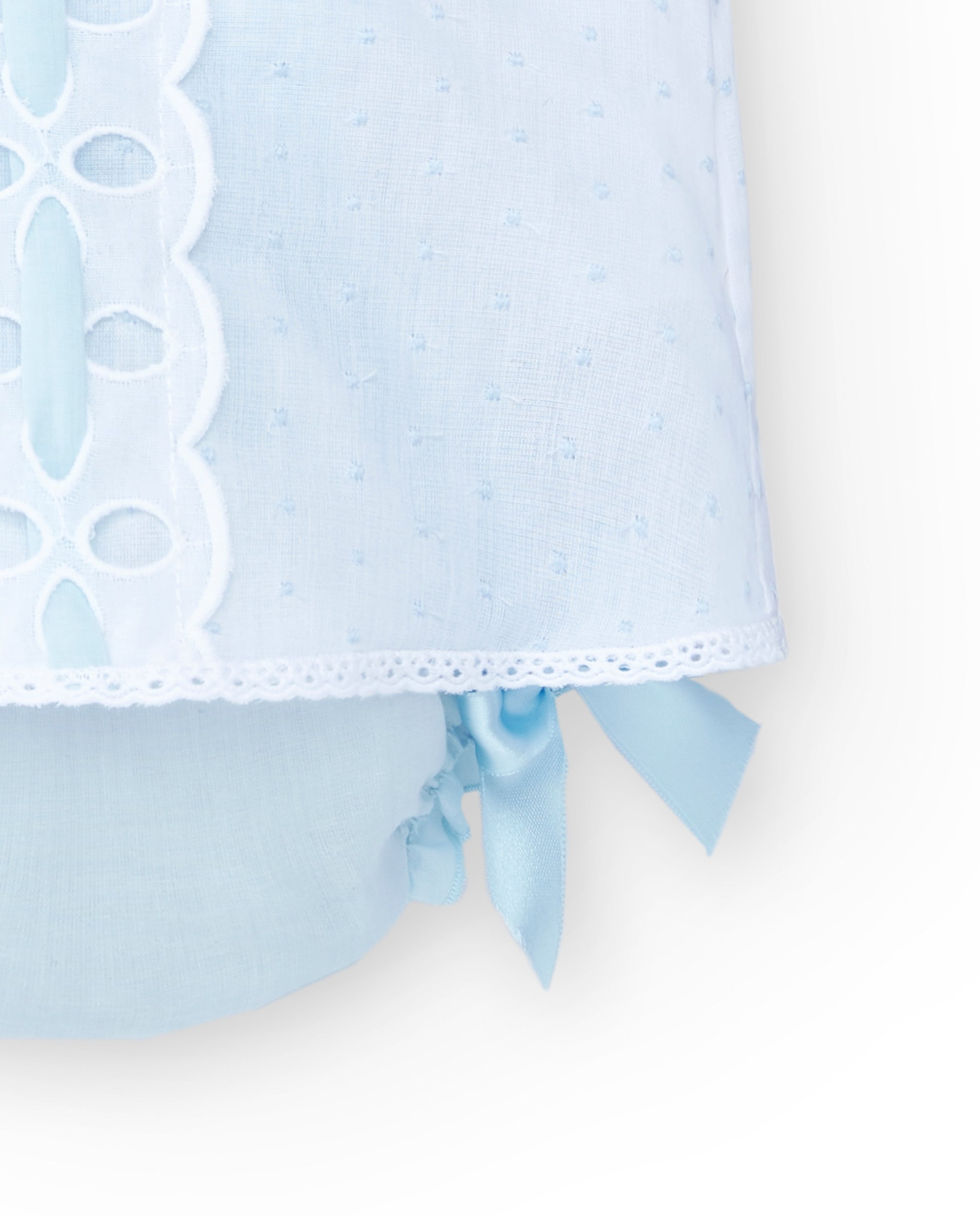 Vestido de recién nacido celeste Cocote & Charanga VERANO/Outlet