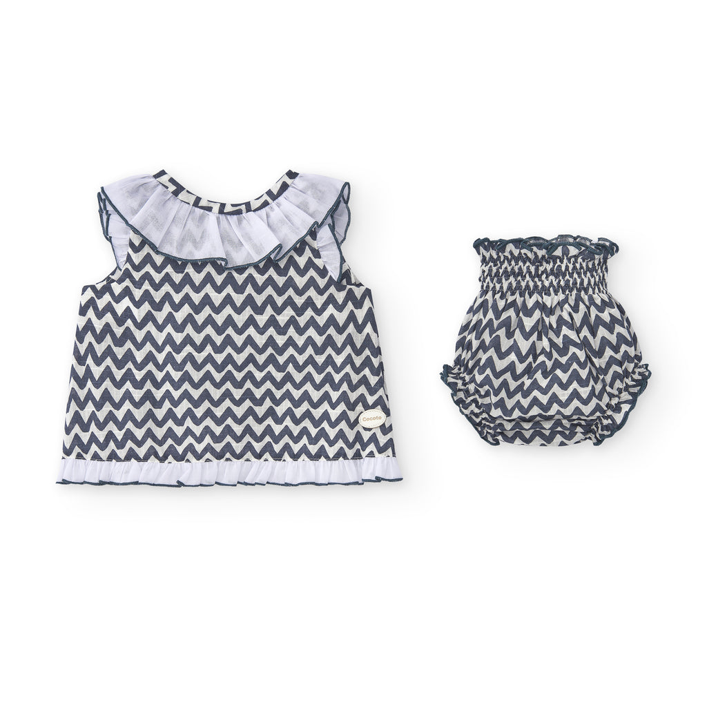 Vestido de recién nacido marino Cocote & Charanga VERANO/Outlet