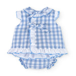 Vestido de recién nacido celeste Cocote & Charanga VERANO/Outlet