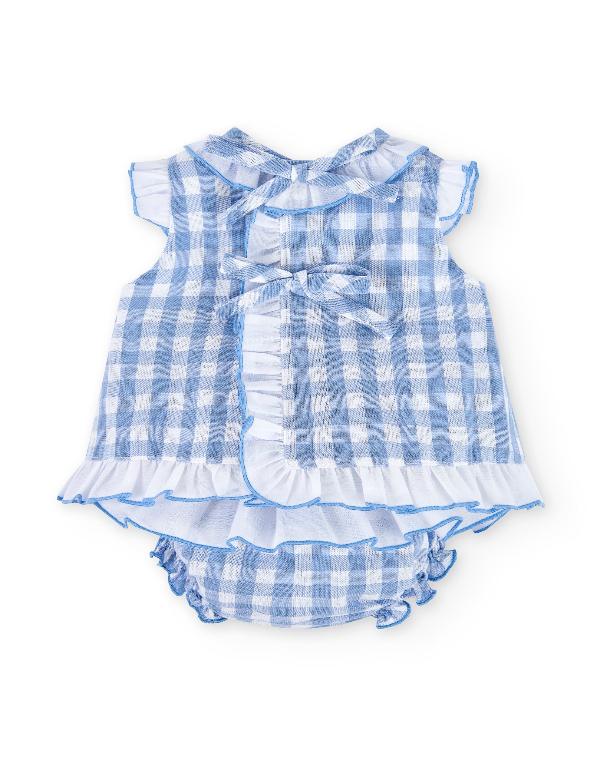 Vestido de recién nacido celeste Cocote & Charanga VERANO/Outlet