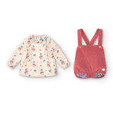 Conjunto de bebé naranja rojizo Cocote & Charanga