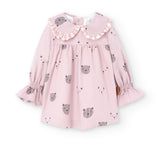 Pink baby dress Cocote & Charanga