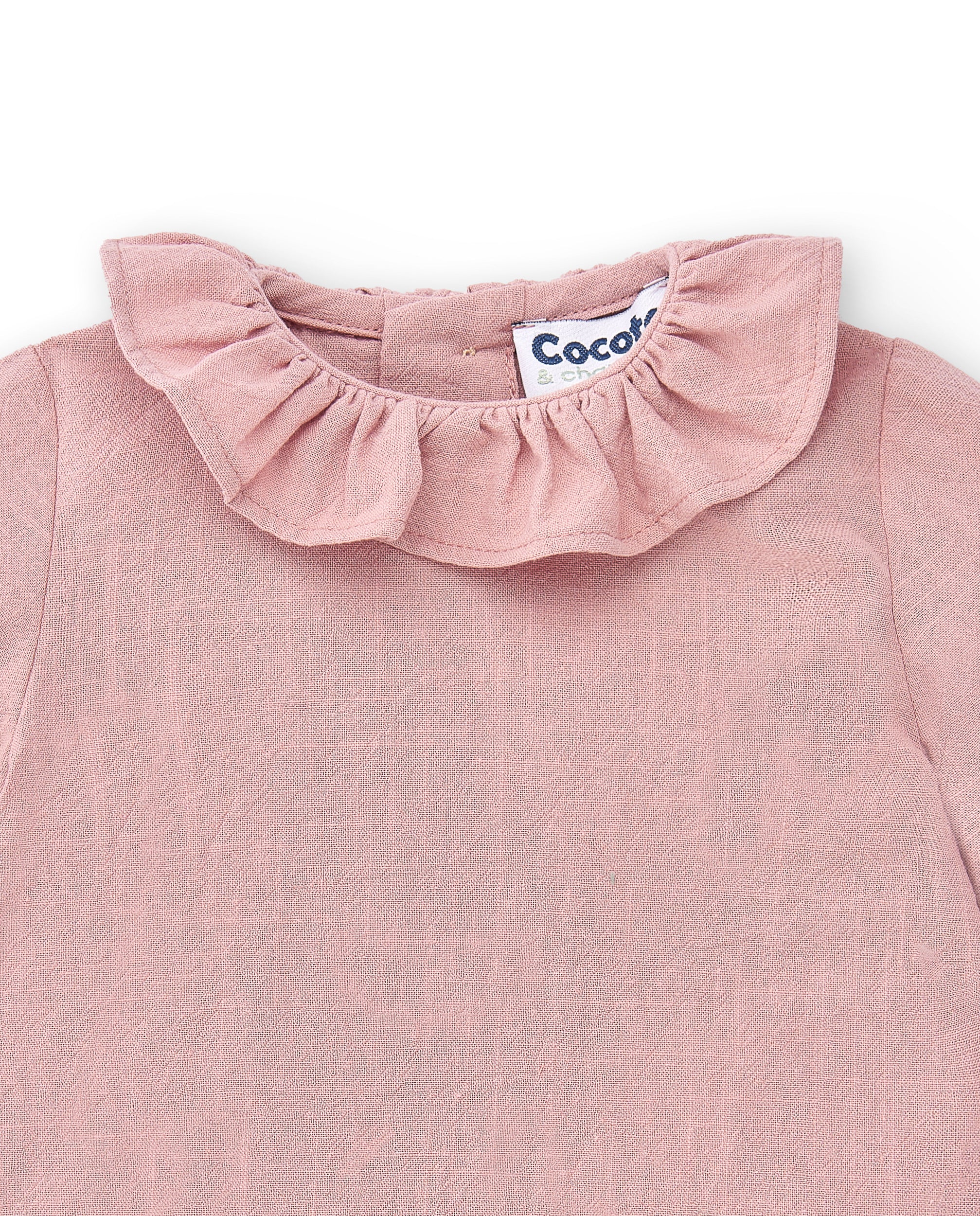 Blusa de bebé rosa Cocote & Charanga