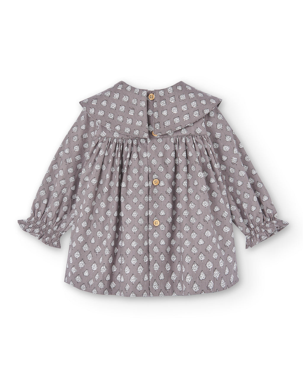 Vestido de niña gris Cocote & Charanga