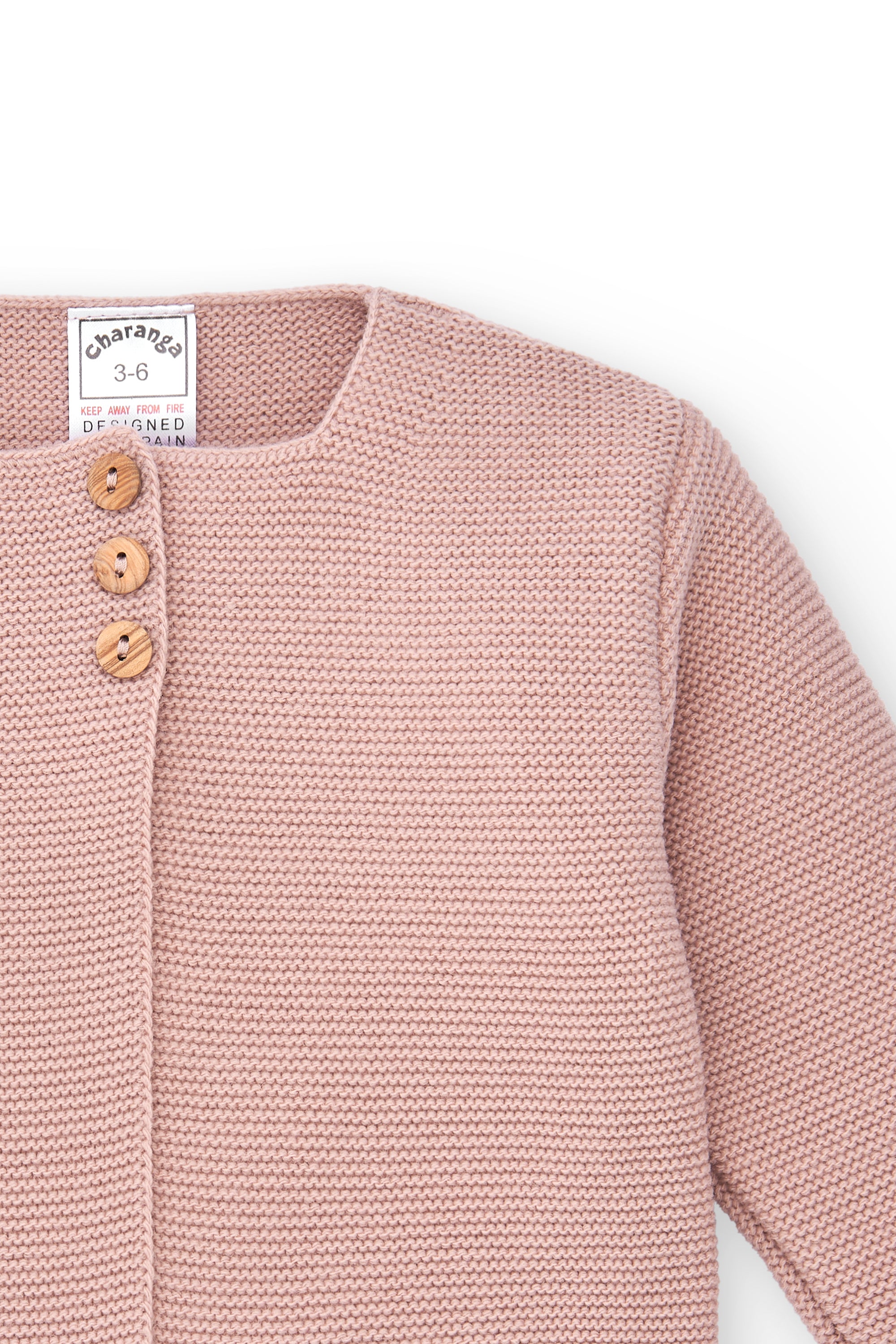 Rebeca de recién nacido rosa Charanga