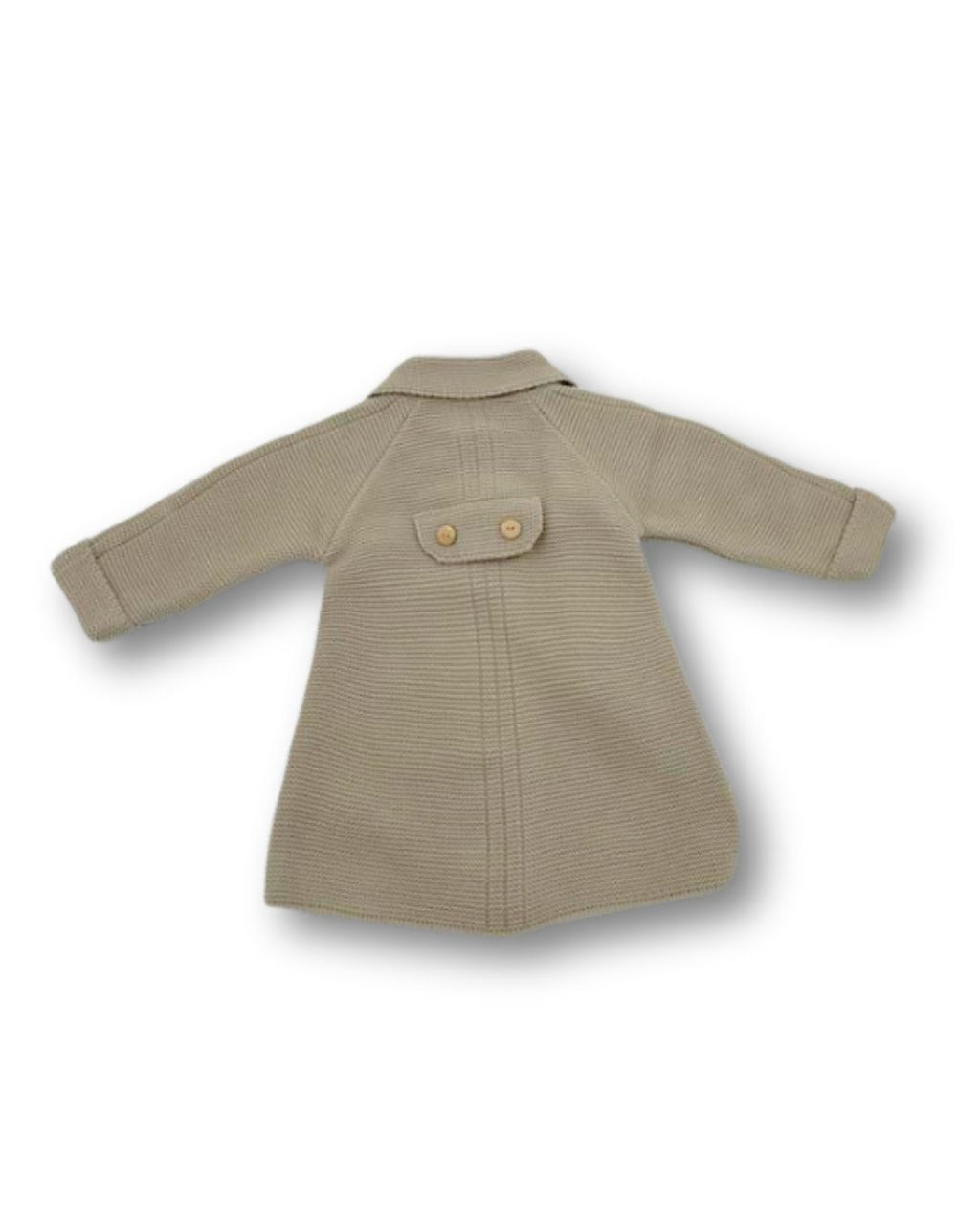 Abrigo punto beige recién nacido