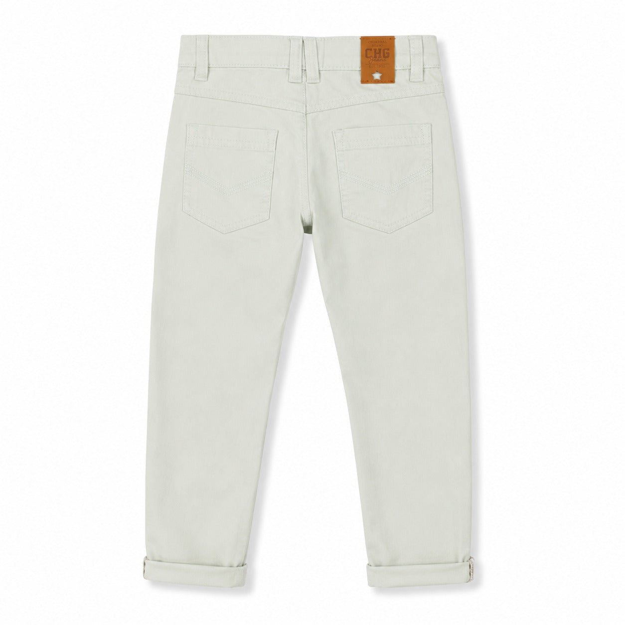 Pantalón chino niño verde claro