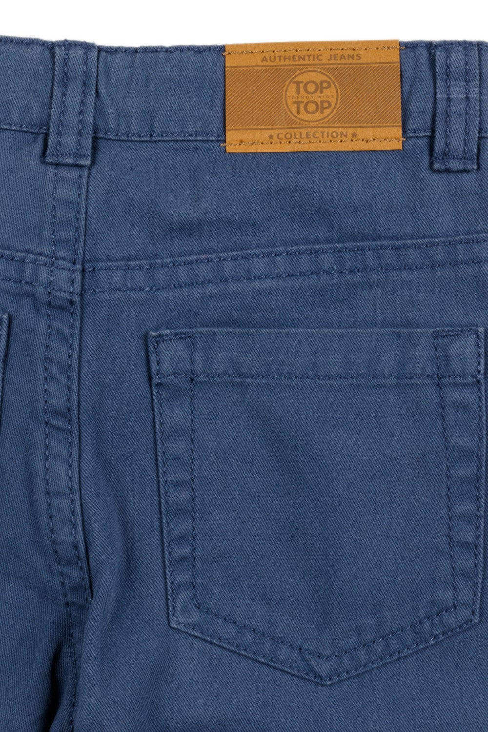 Pantalón niño algodón azul regular fit