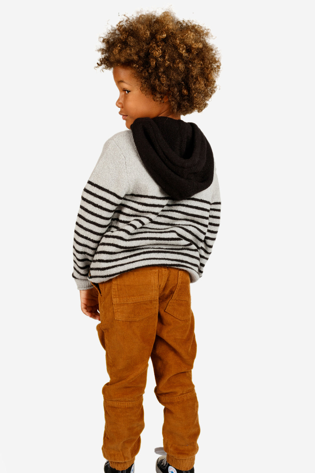 Pantalón niño pana jogger color camel