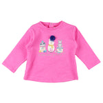 Camiseta de bebé fucsia Charanga