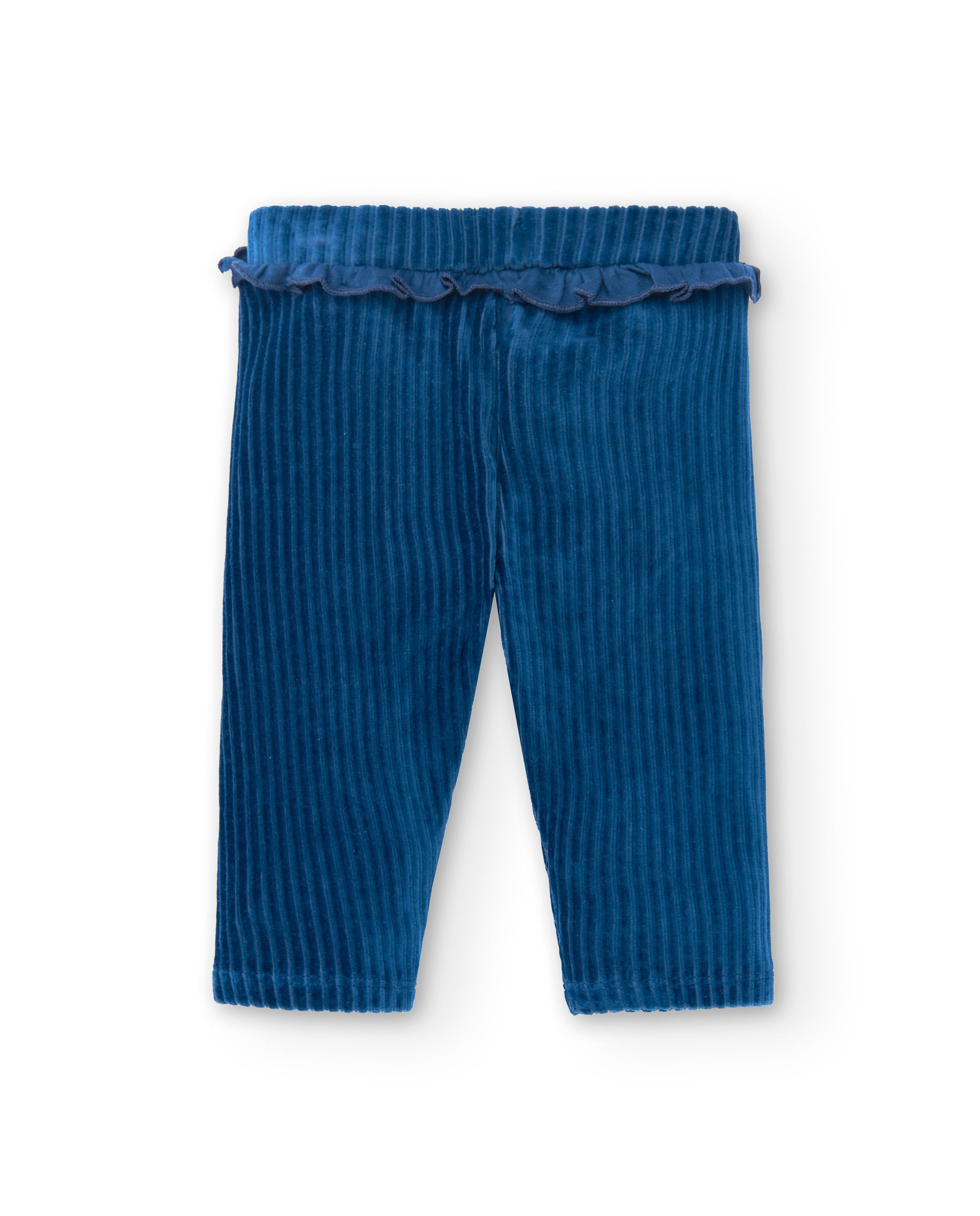 Blue corduroy baby pants