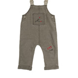 Gray baby dungarees