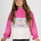 Sudadera de niña multicolor ski