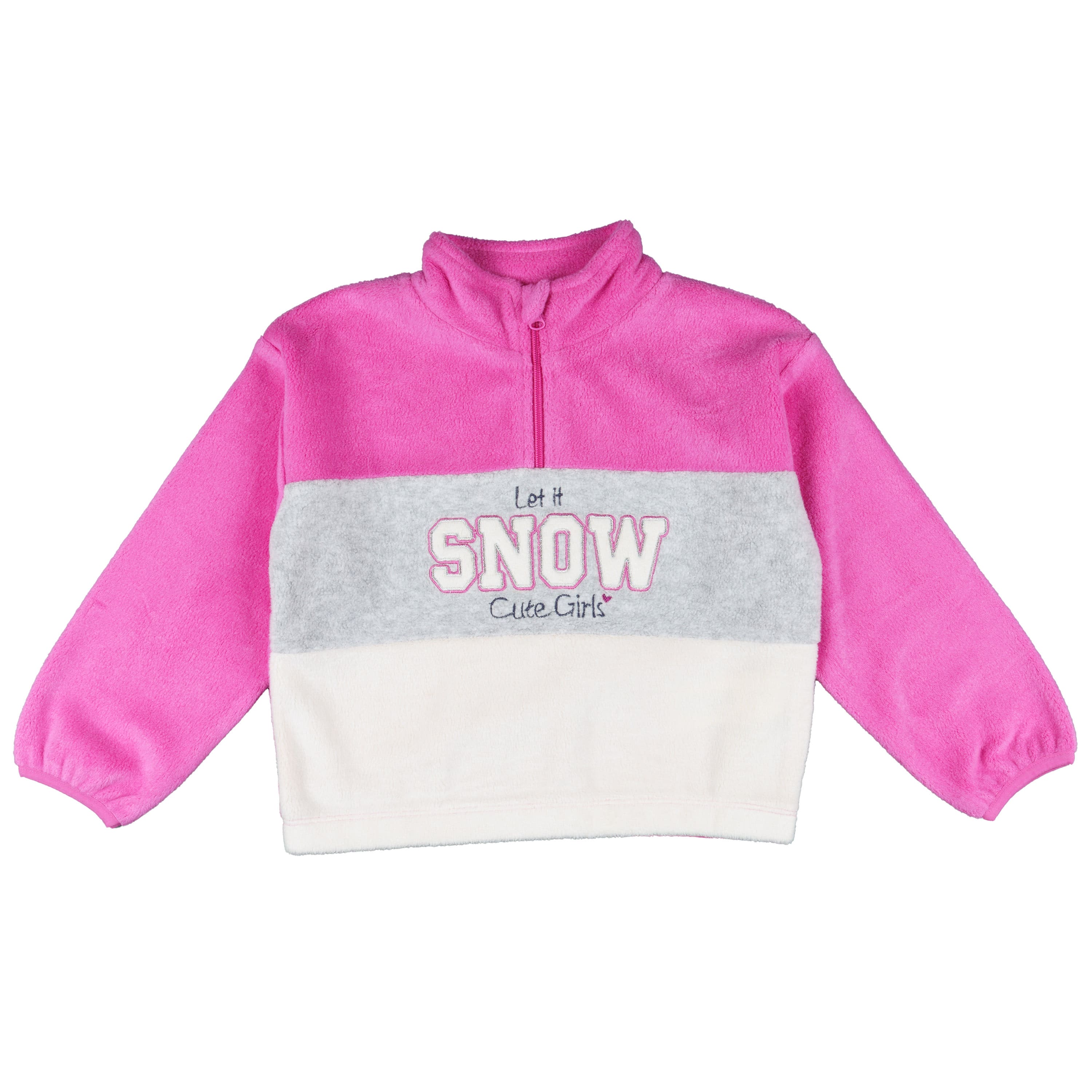 Girl's multicolored ski sweatshirt