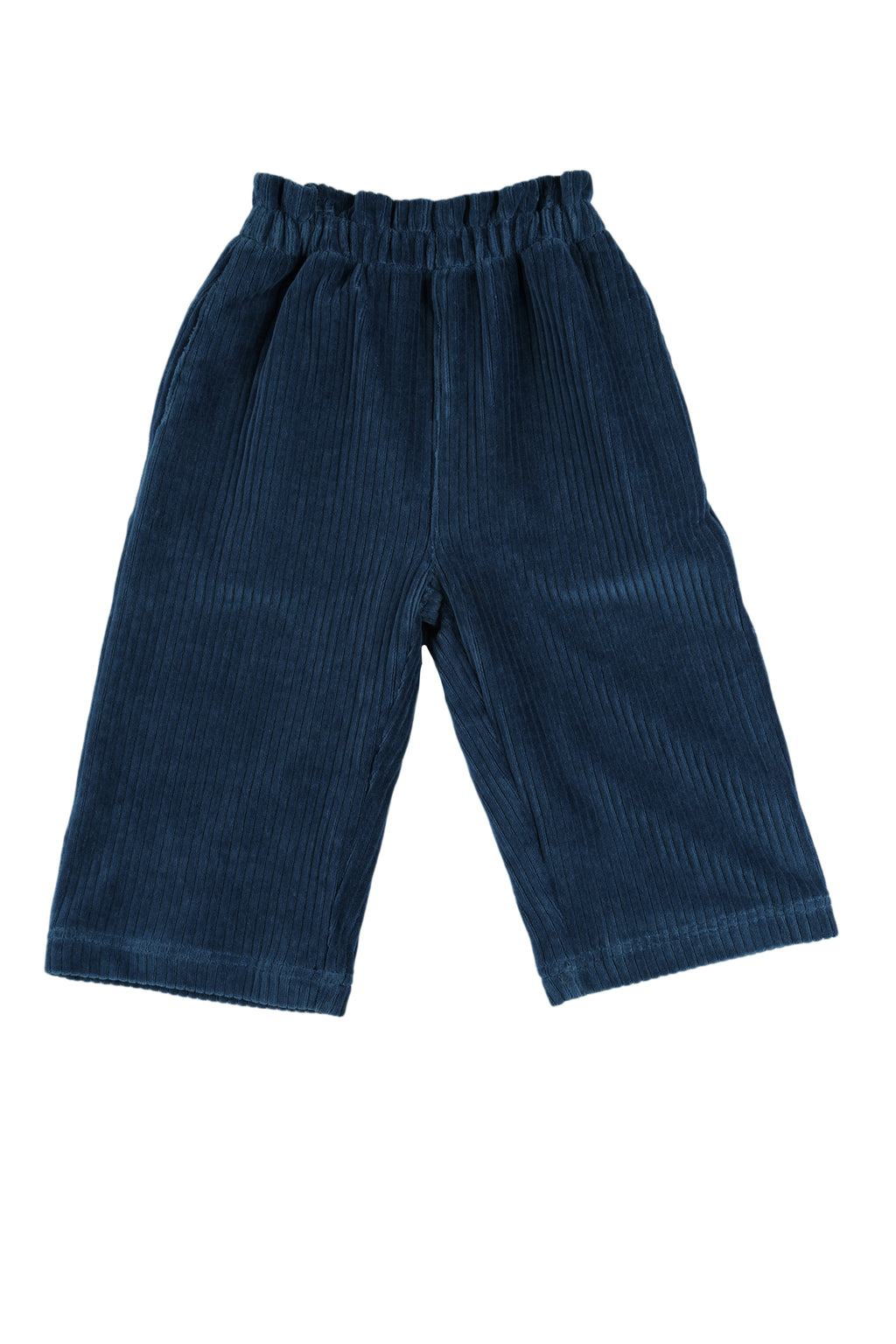 Pantalón de niña azulón pana