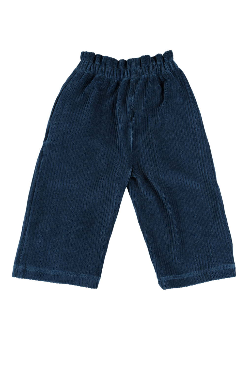 Pantalón de niña azulón pana