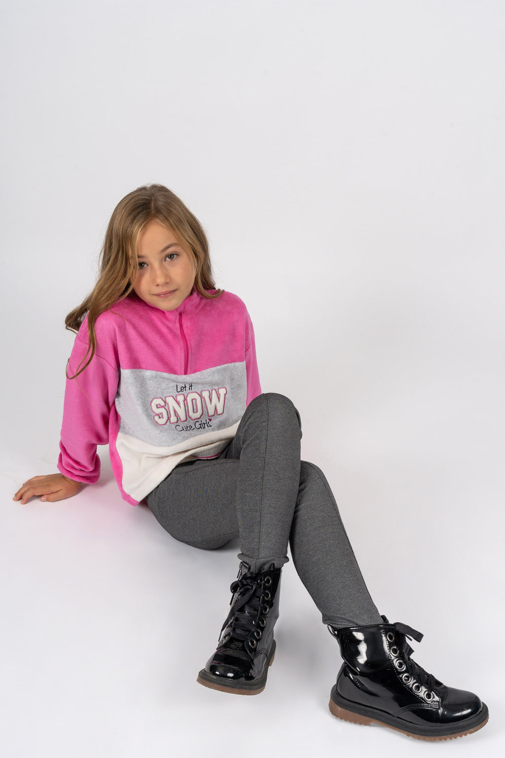 Pantalón de niña gris Charanga