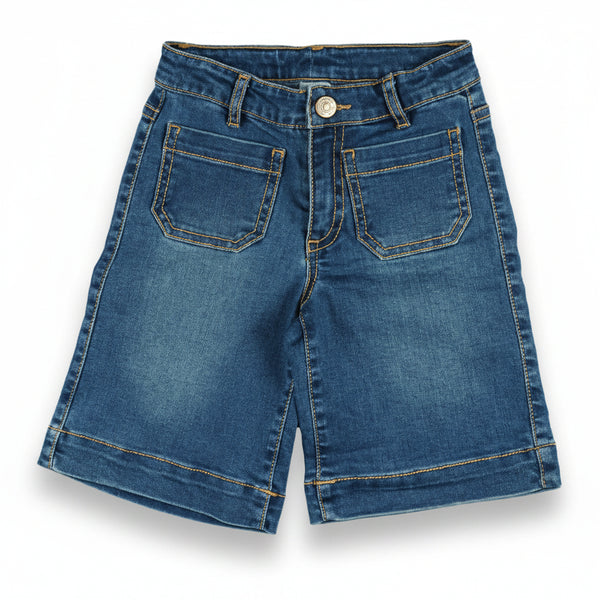 Pantalón capri vaquero niña azul