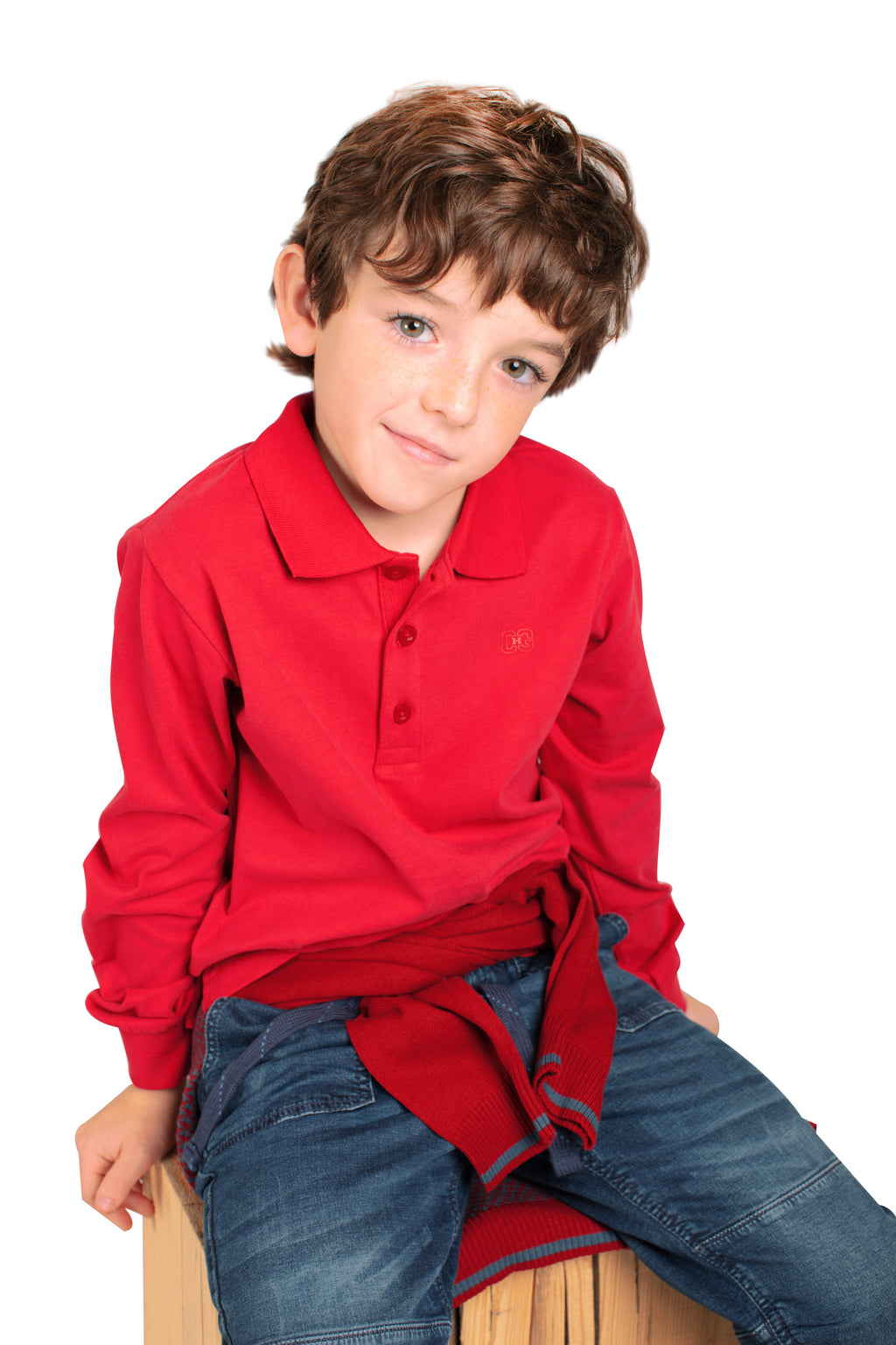 Polo de niño rojo Charanga