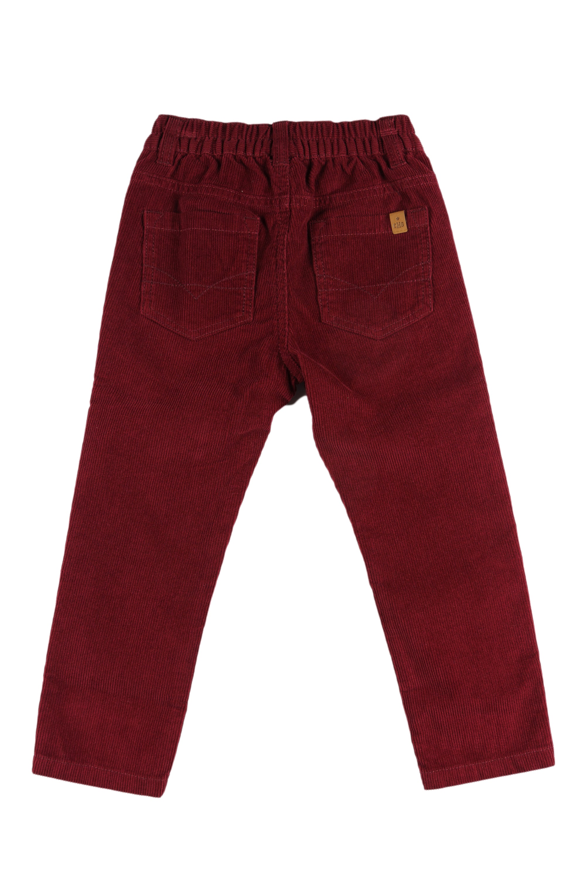 Pantalón de niño color burdeos Charanga