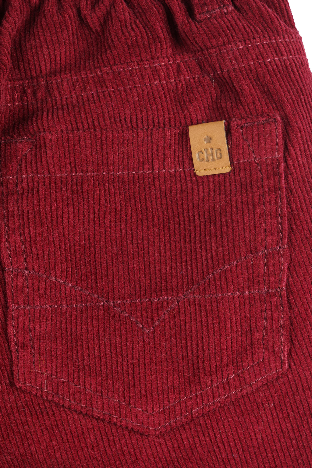 Pantalón de niño color burdeos Charanga