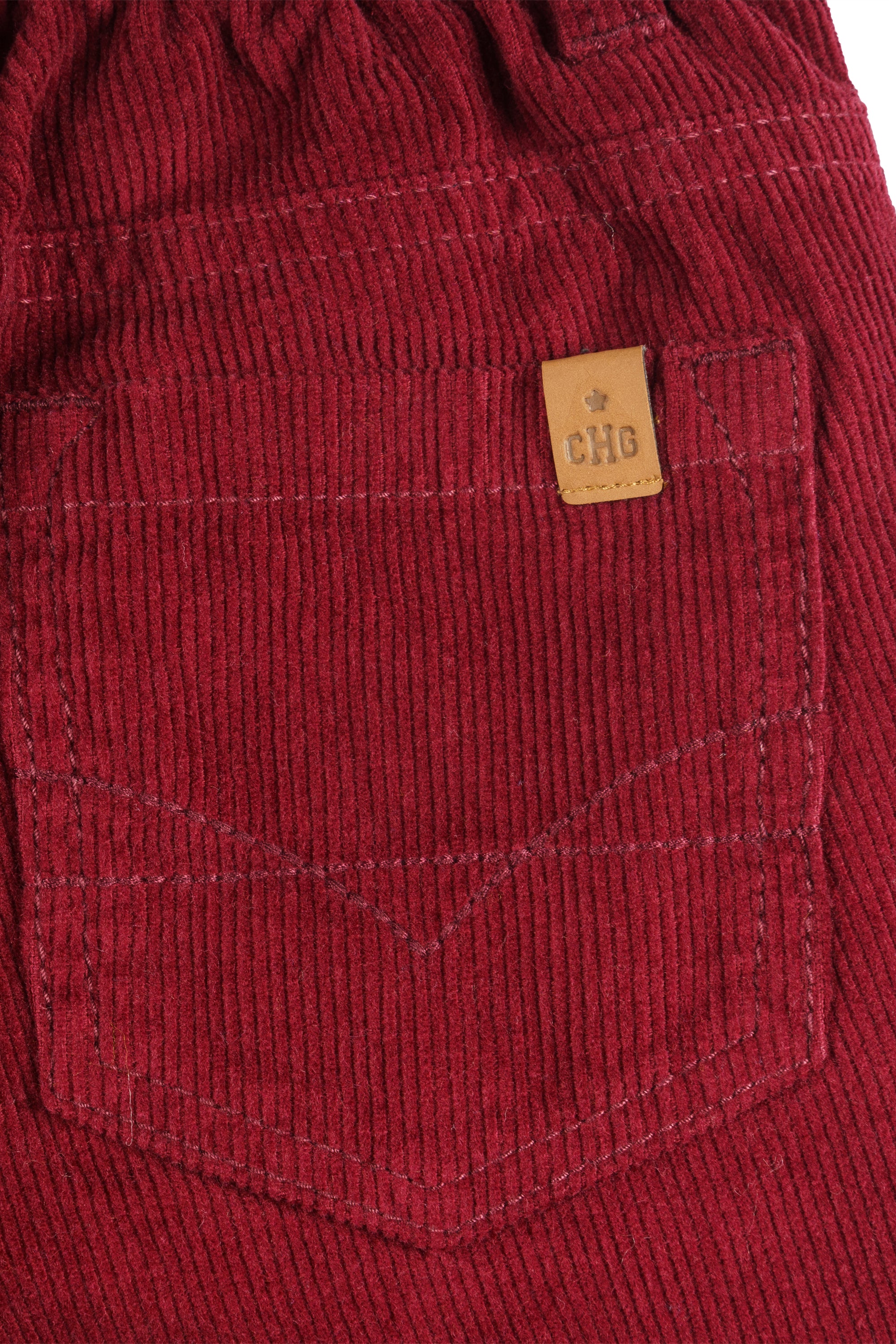 Pantalón de niño color burdeos Charanga