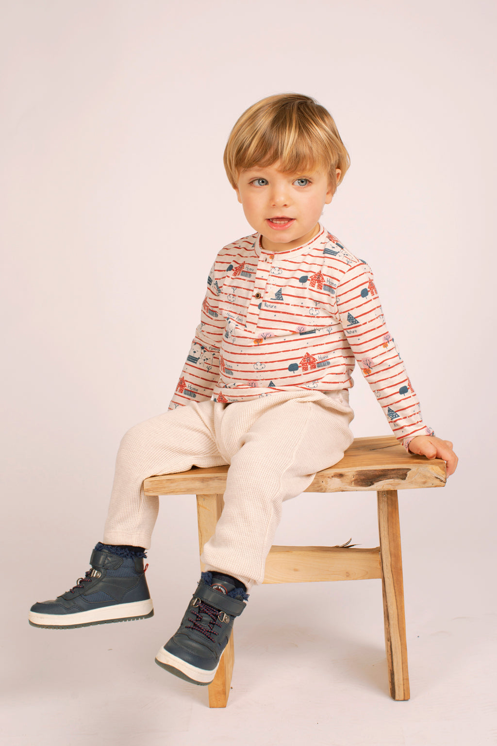 Pantalón de bebé beige Charanga