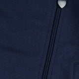 Chaqueta felpa niña azul marino