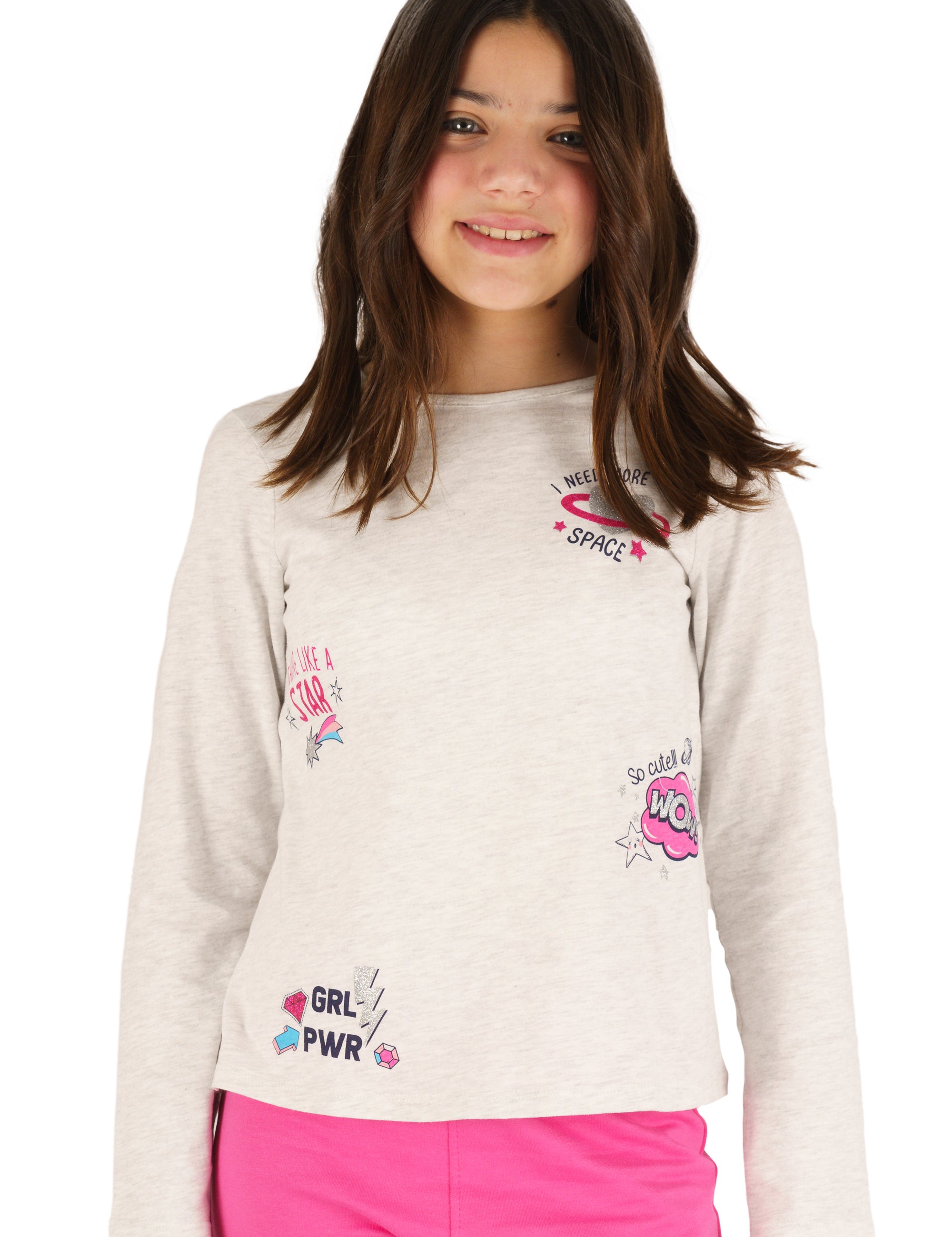 Camiseta de niña crudo Charanga