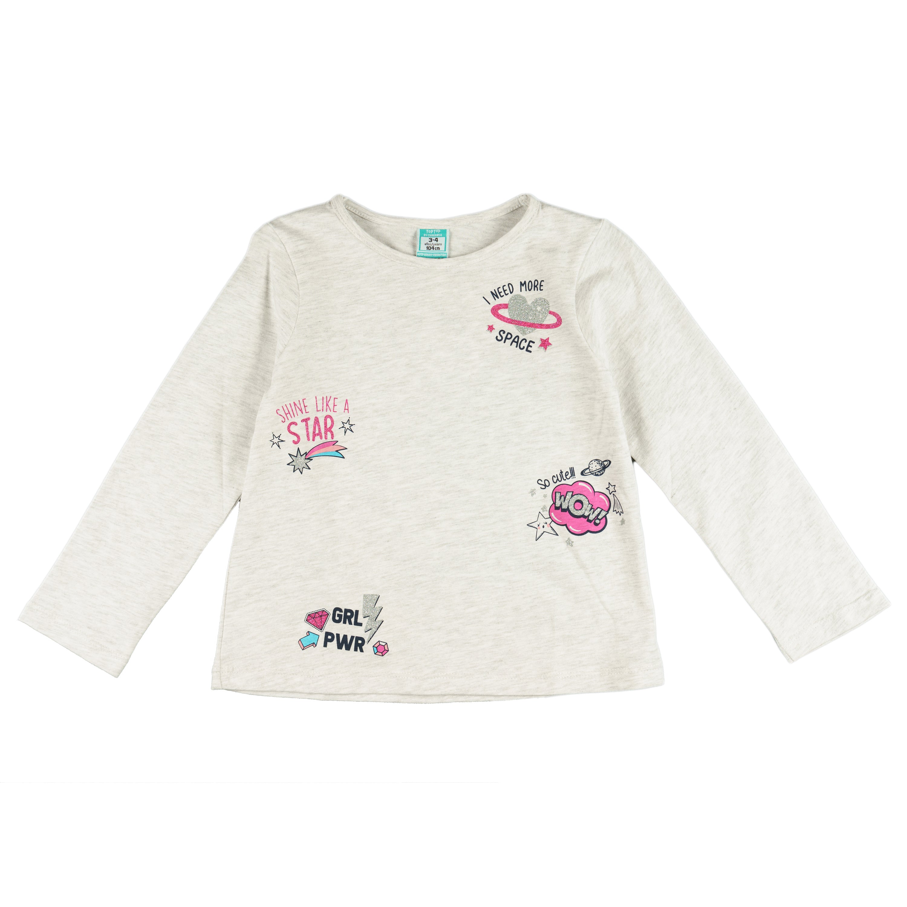 Camiseta de niña crudo Charanga