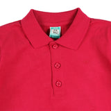Red boy's polo
