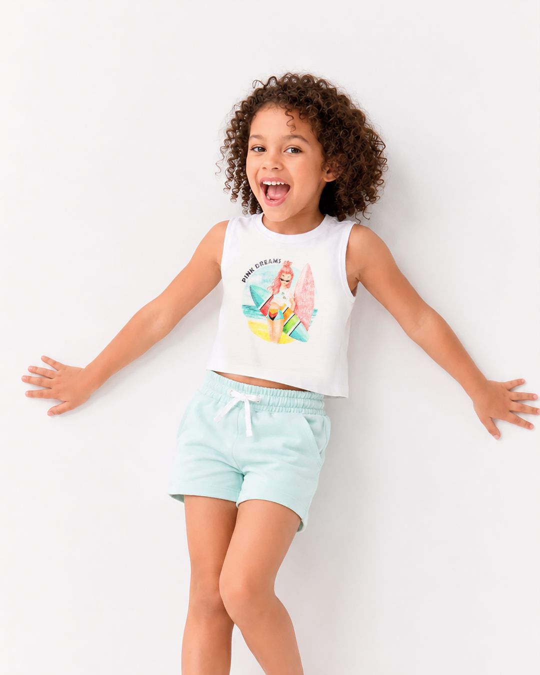 Camiseta niña tirantes surf