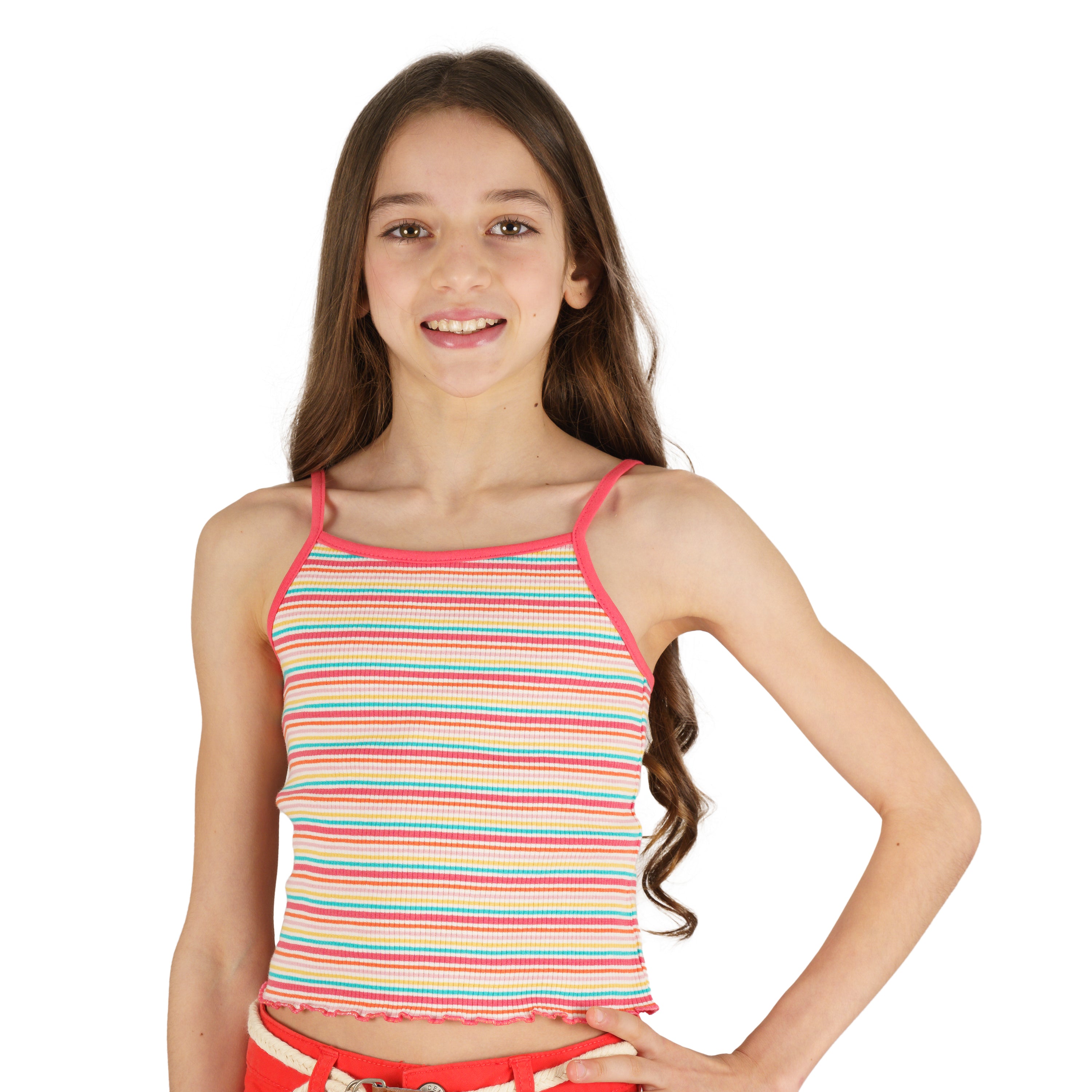 Camiseta de niña listado