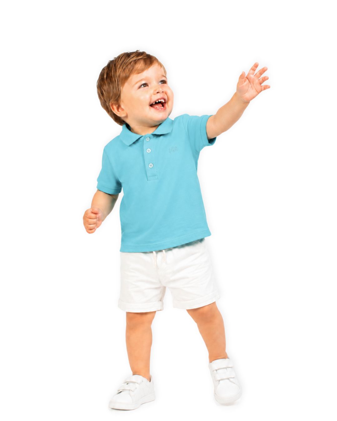 Turquoise baby polo