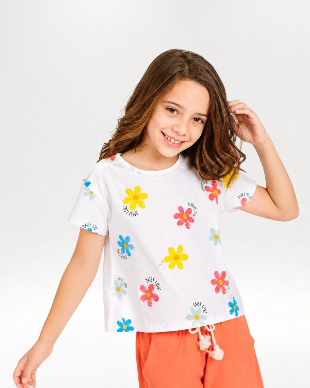 Printed girl's t-shirt
