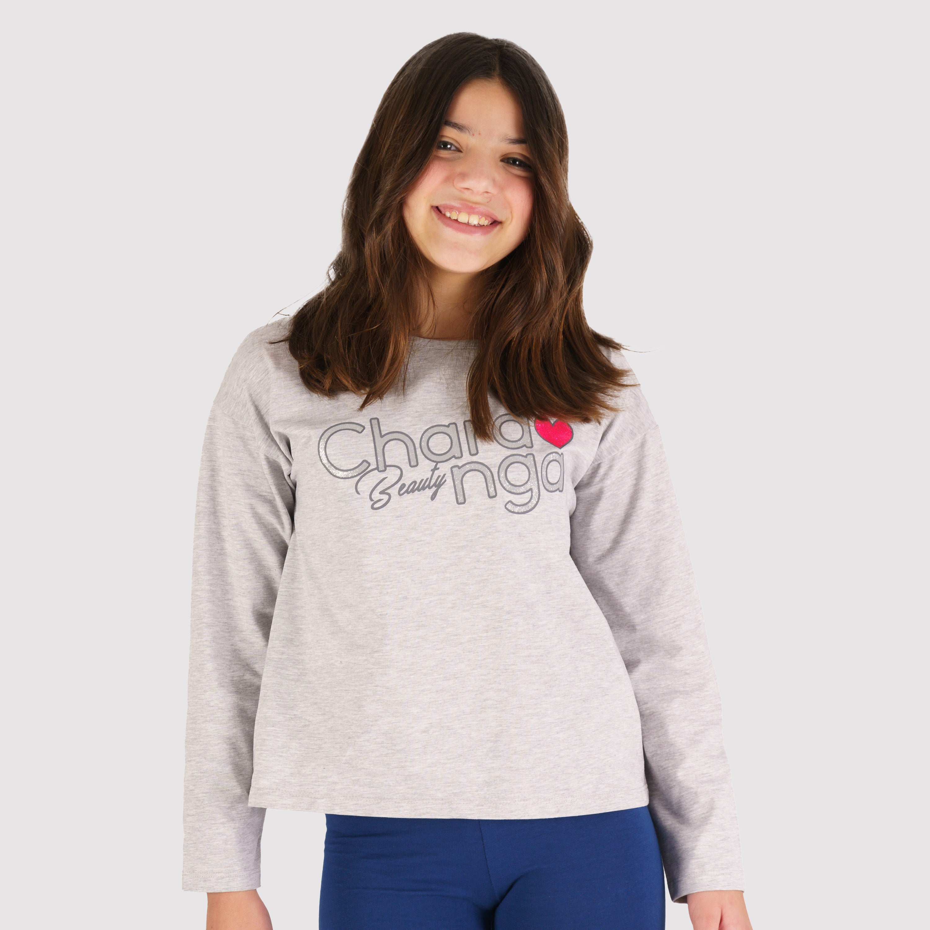 Camiseta de manga larga blanca