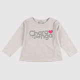 Camiseta de manga larga blanca