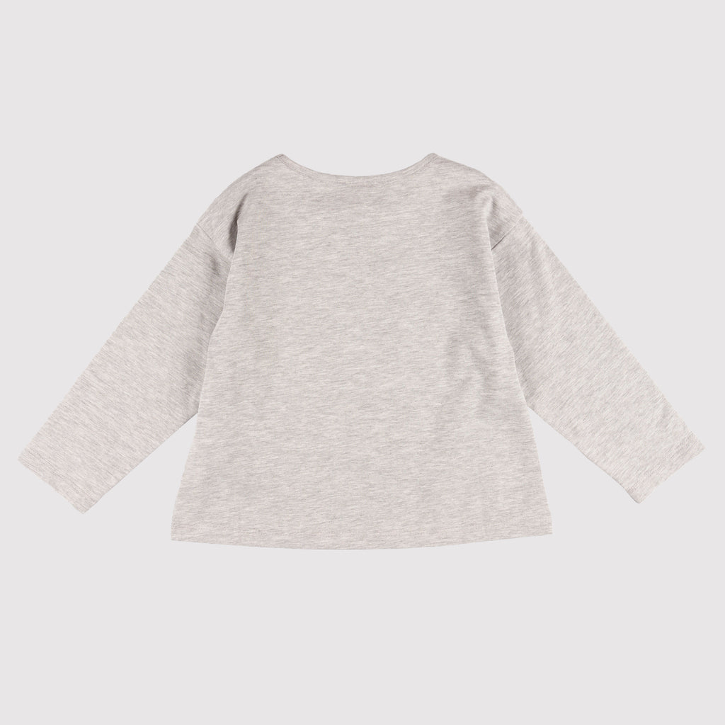 Camiseta de manga larga blanca