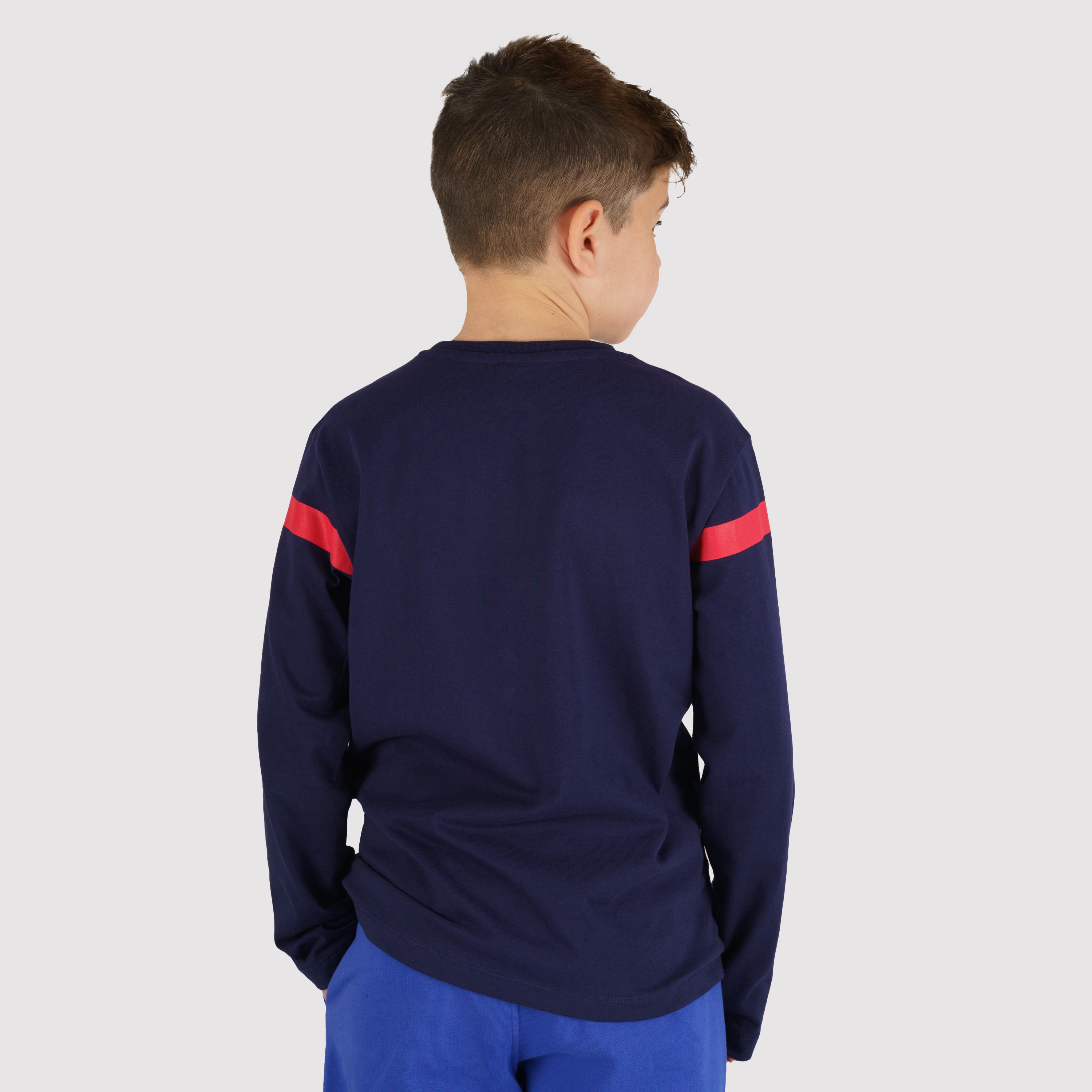 Camiseta manga larga azul marino