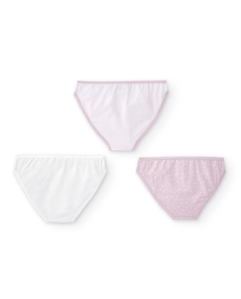 Pack tres braguitas niña unicornio