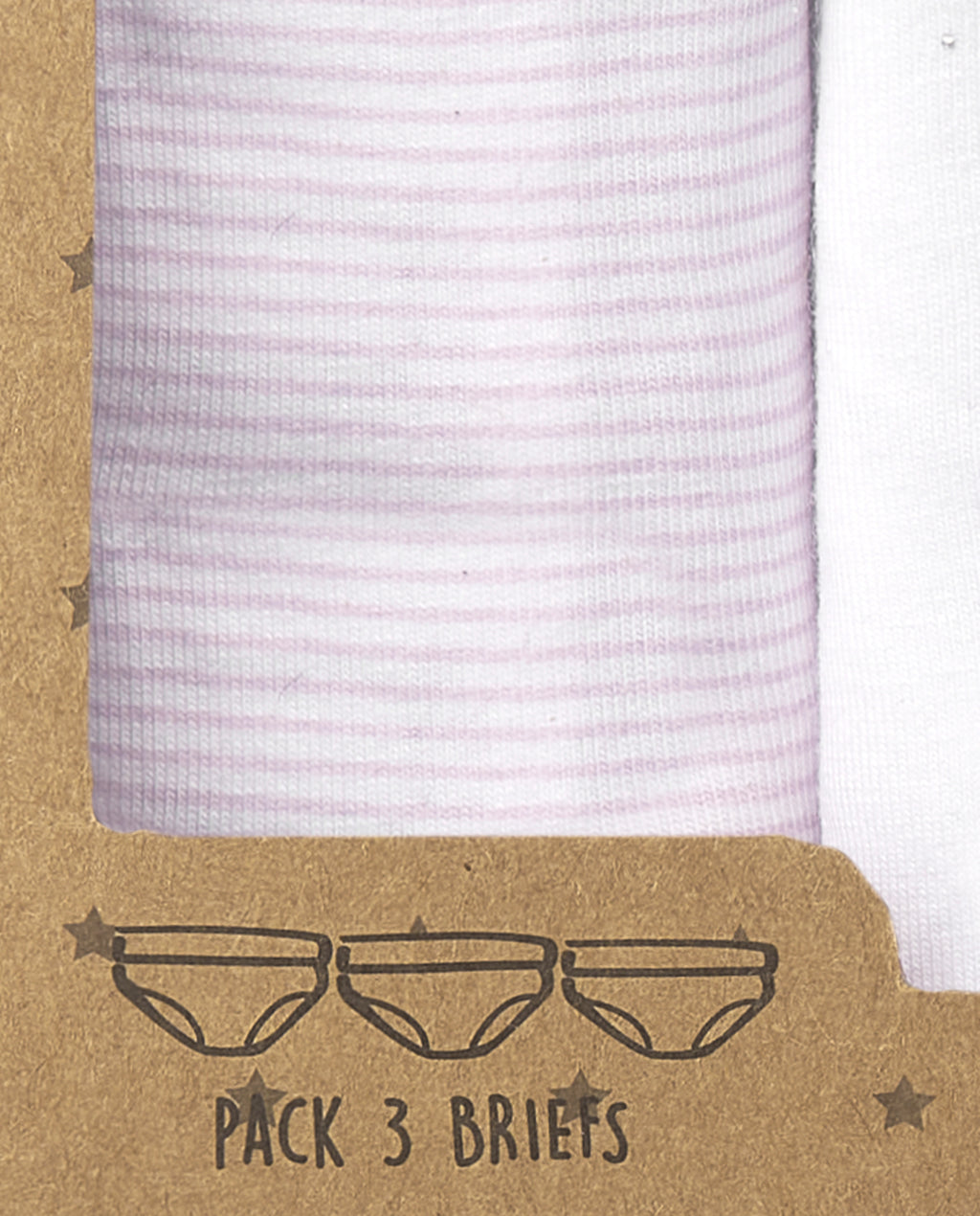 Pack tres braguitas niña unicornio