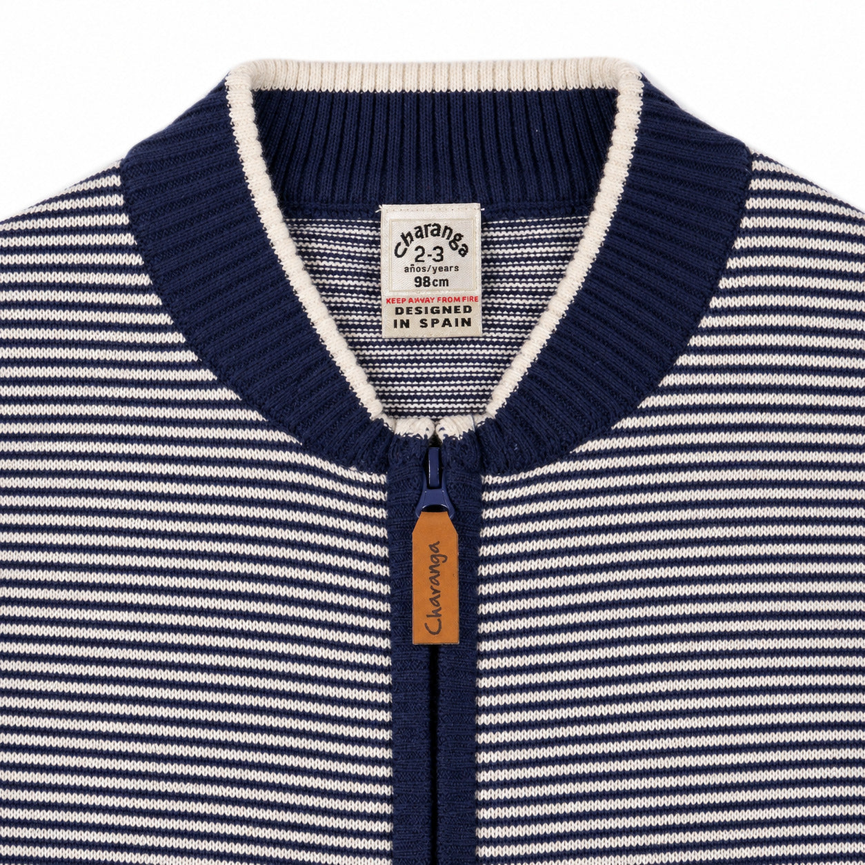 Chaqueta de niño de rayas