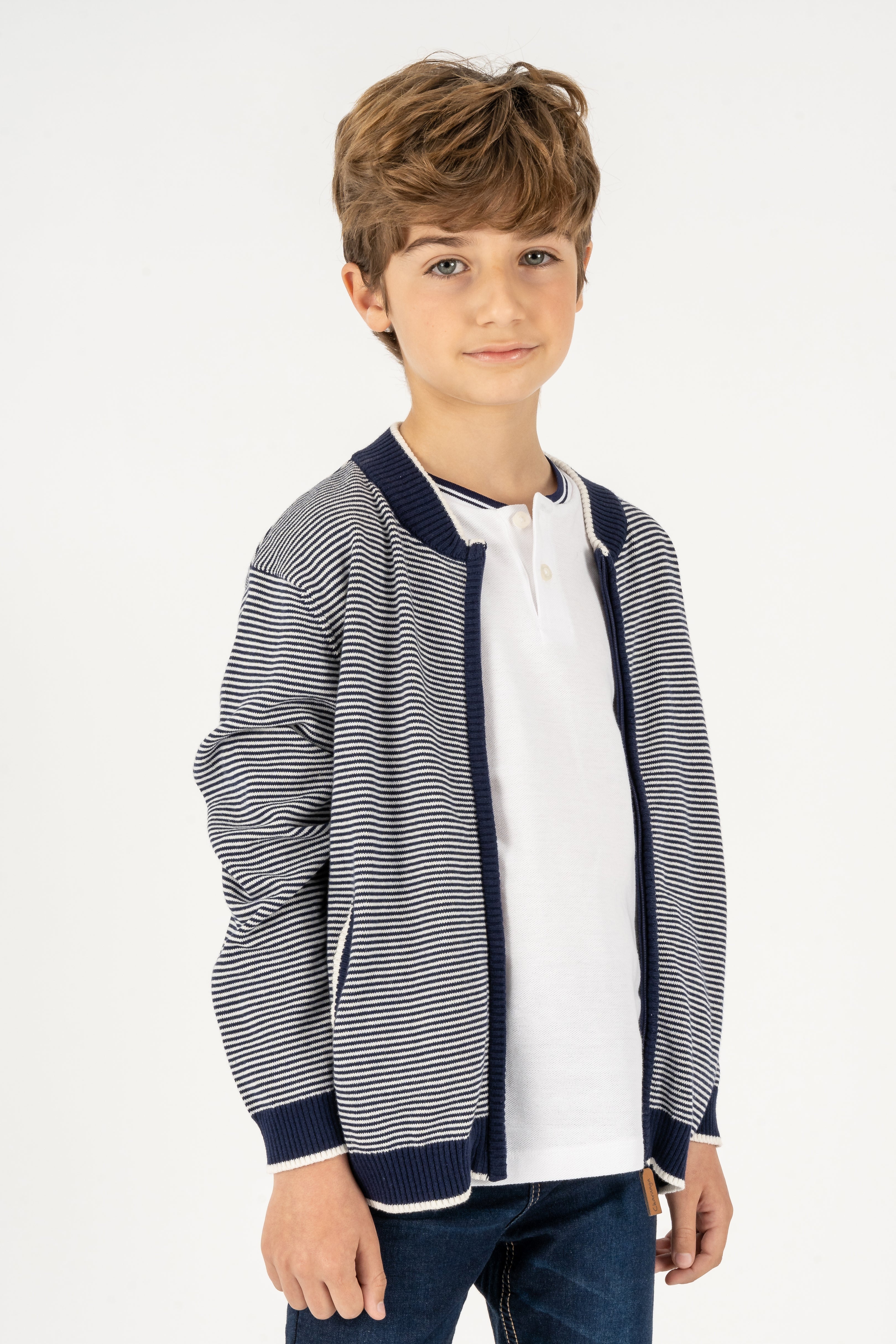 Cardigan de niño listado VERANO/Outlet
