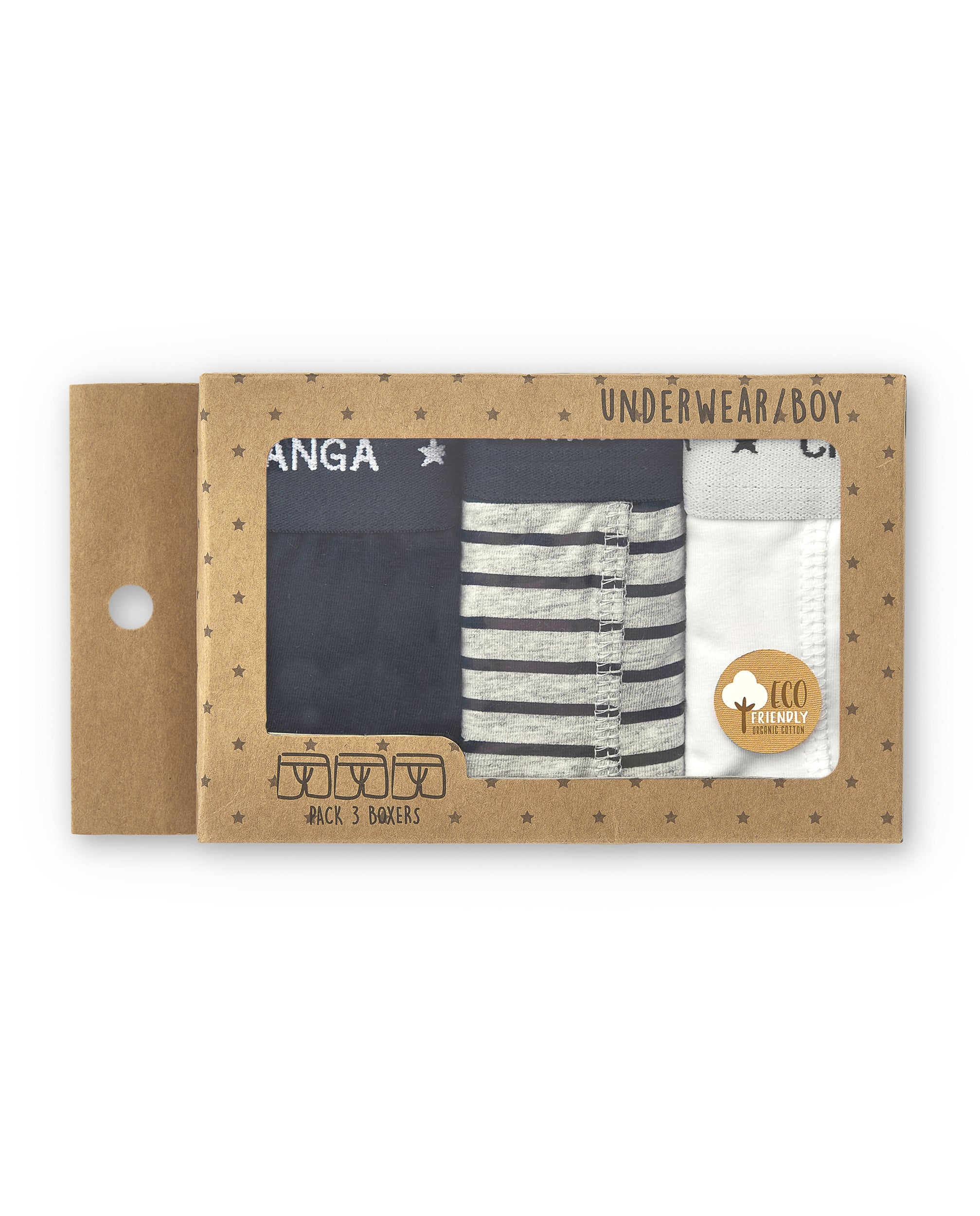 Pack tres boxer niño