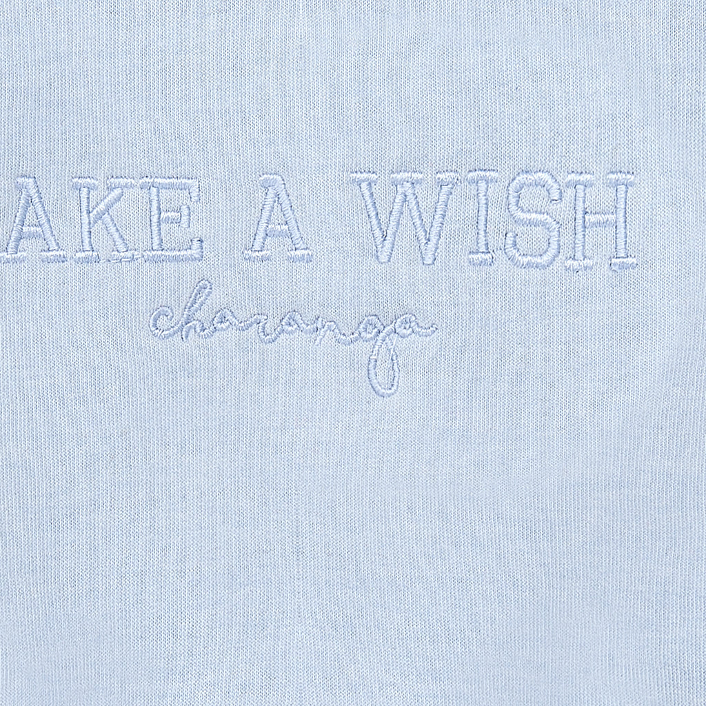 Sudadera de niña celeste Wish | Sin capucha