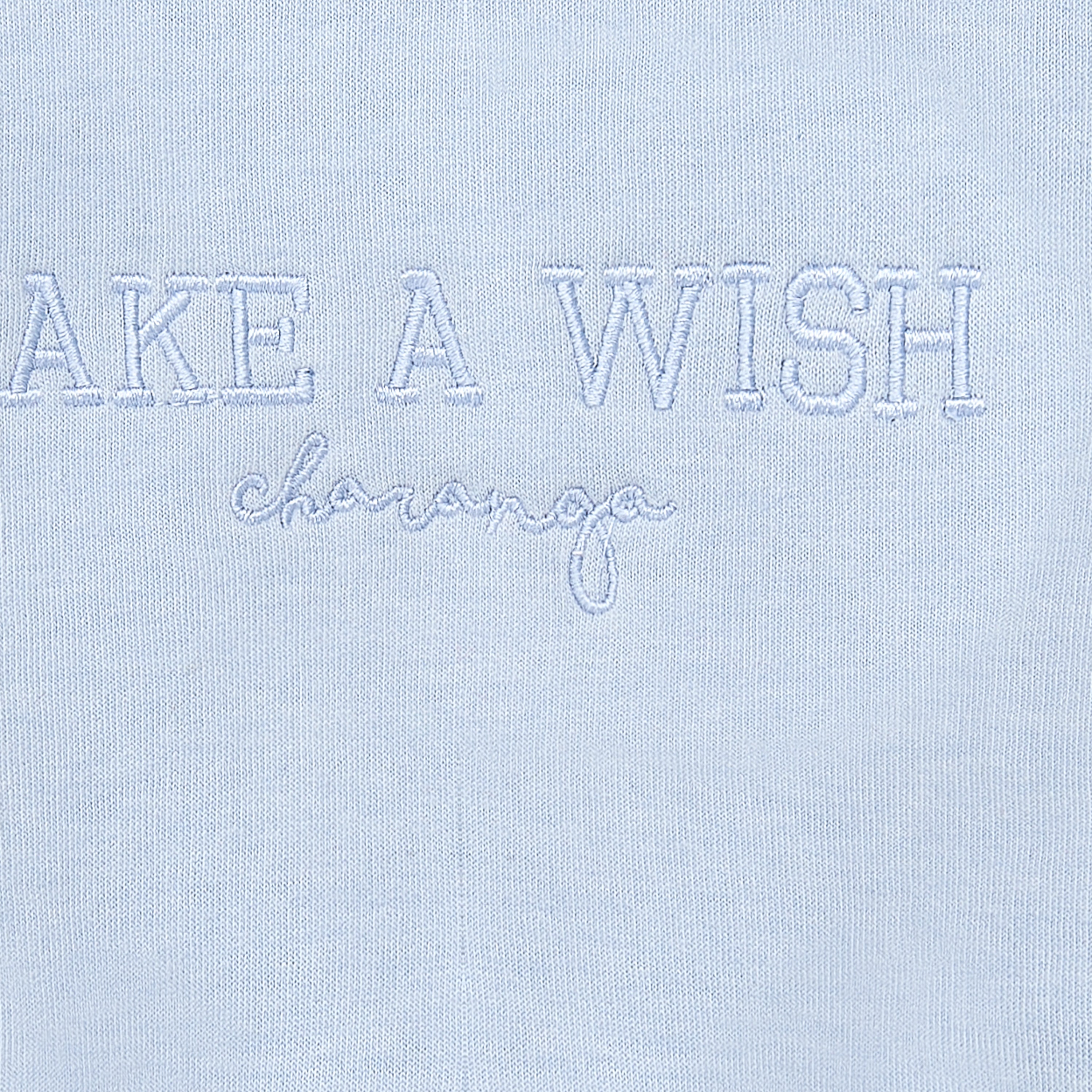 Sudadera de niña celeste Wish | Sin capucha