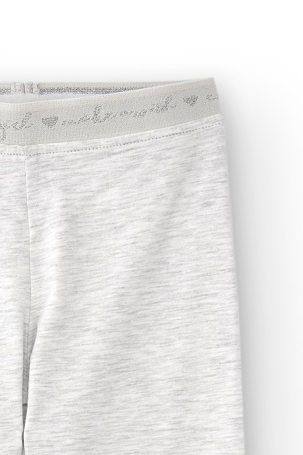 Basic gray girl's leggings