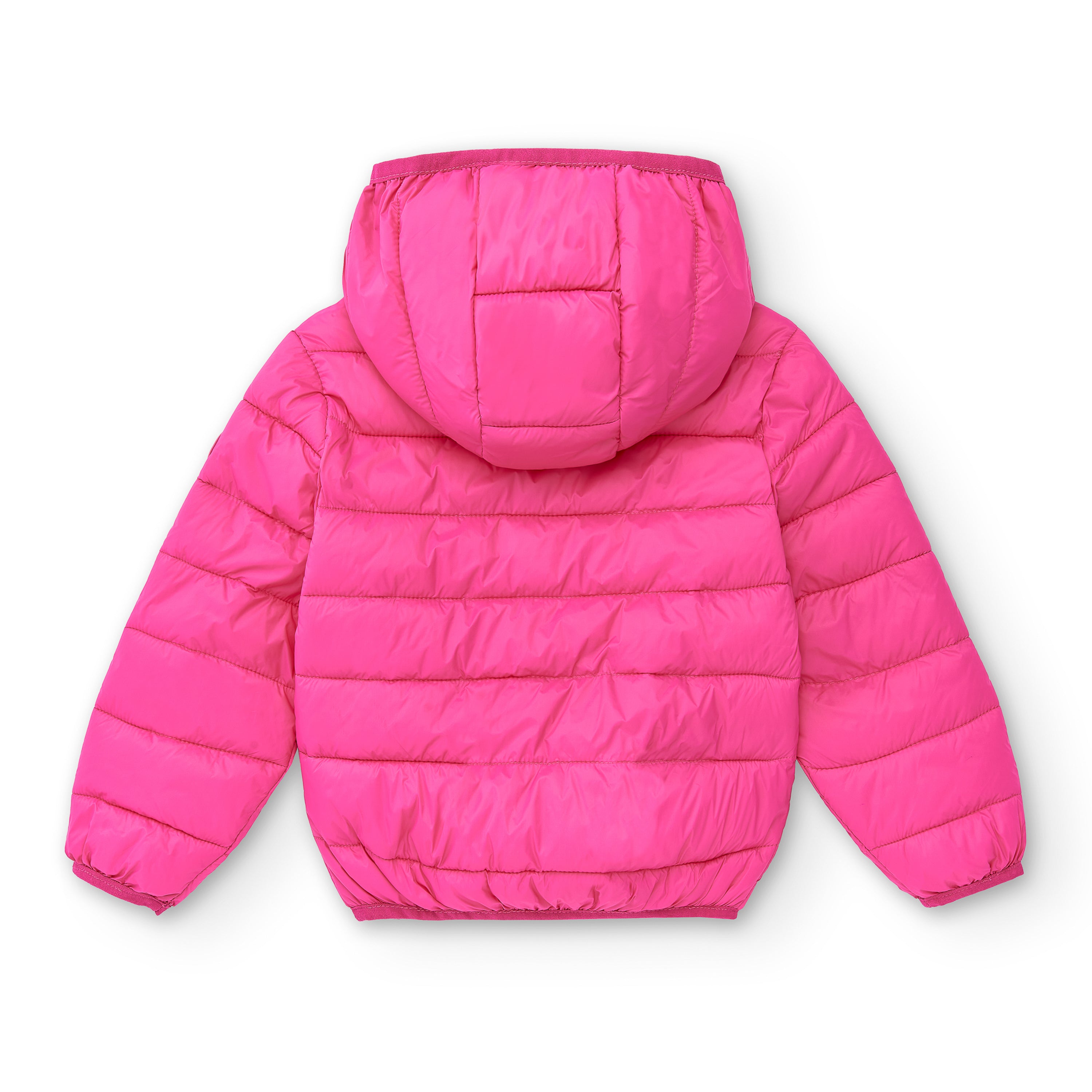 Quilted fuchsia girl's coat