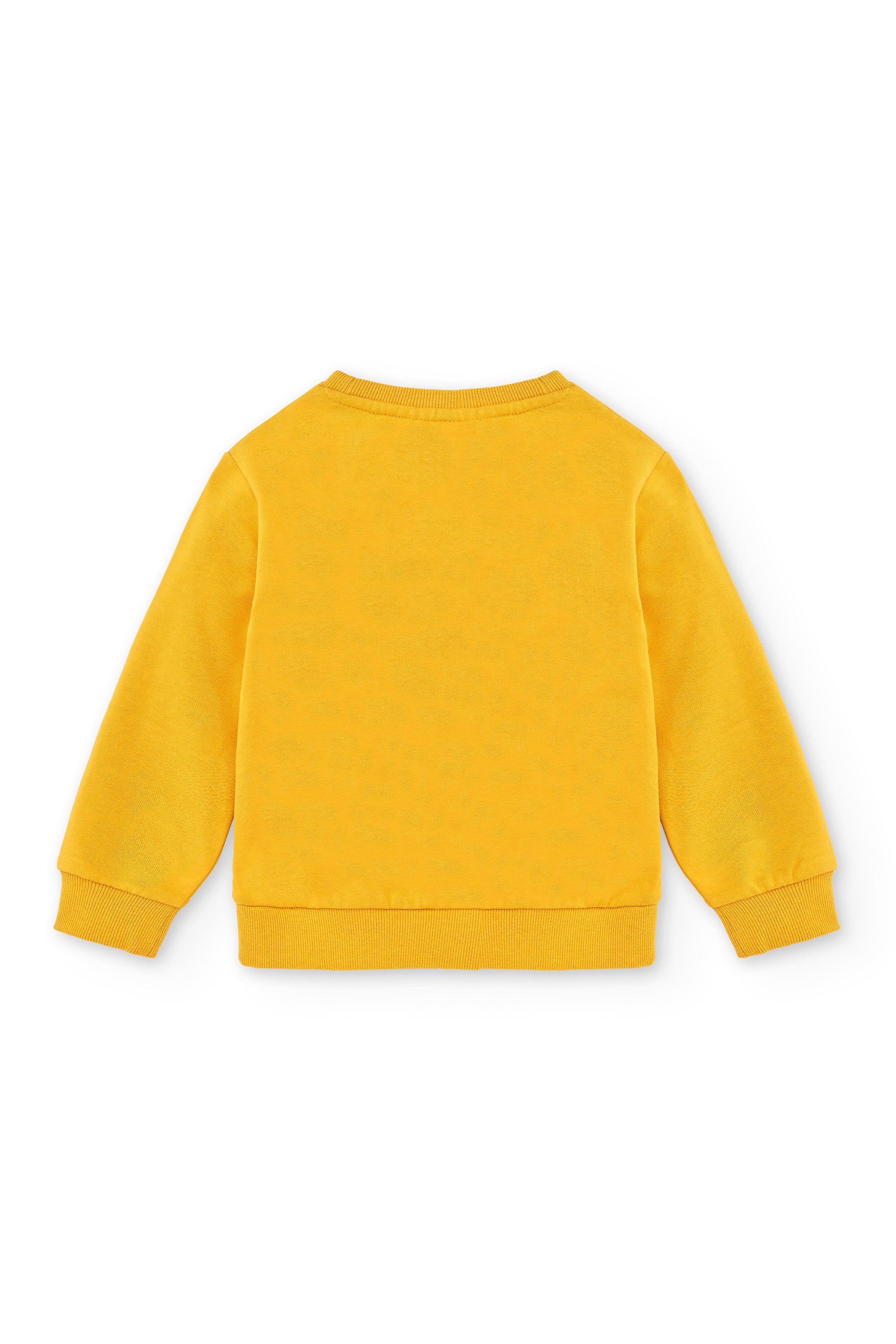 Sudadera cerrada de niño amarillo CHG